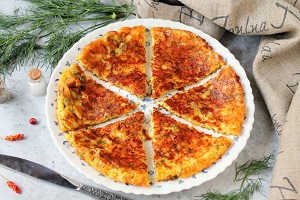Хачапури ленивые с сыром и зеленью