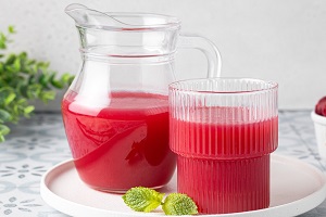 Кисель из замороженной вишни