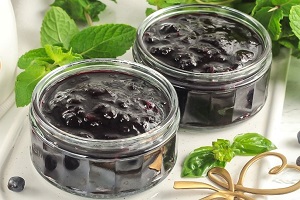 Джем из черники без сахара