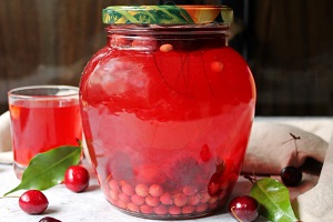 Компот из черемухи и вишни на зиму
