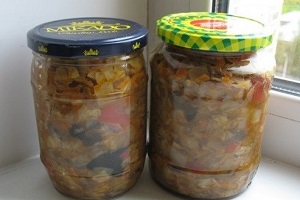 Солянка с шампиньонами на зиму