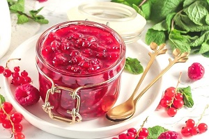 Джем из красной смородины и малины