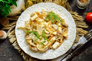Салат Кальмаровый пир