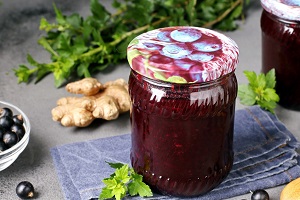 Варенье из черной смородины с имбирем
