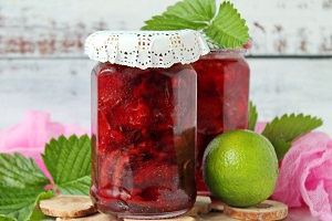 Варенье из клубники с лаймом