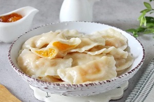 Вареники с мандаринами
