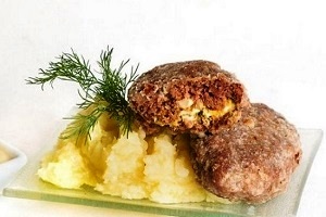 Зразы мясные с яйцом
