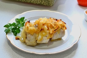 Хек с луком