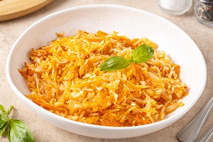 Рис с капустой в духовке