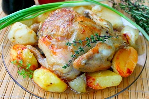 Цыпленок с соевым соусом