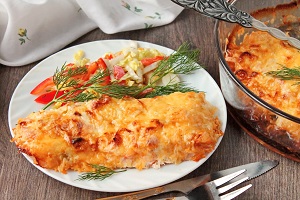 Форель с сыром в духовке