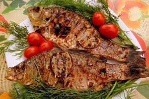 Карась на углях