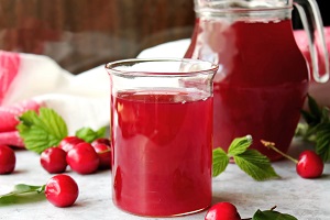 Морс из вишни и малины