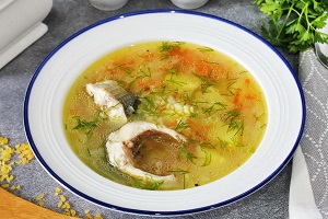 Рыбный суп с булгуром