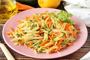 Салат из маргеланской редьки