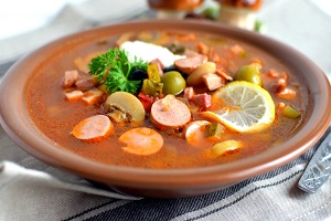 Солянка с грибами по-сибирски