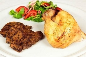 Фаршированный цыпленок