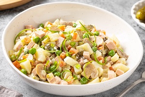 Картофельный салат по-русски