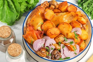 Казан кебаб с курицей