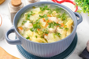 Куриный суп в мультиварке