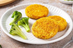 Морковно-рисовые котлеты