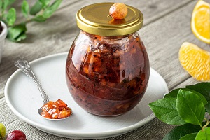 Варенье из крыжовника и апельсина