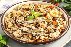 Блинная кутья с маком изюмом и орехами