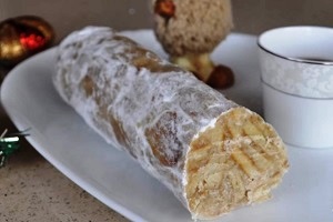 Кокосовая шоколадная колбаска