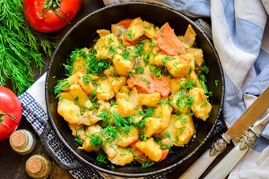 Селедка с картошкой в духовке