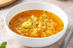 Вкусный гороховый суп без мяса