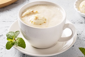 Чай с мороженым