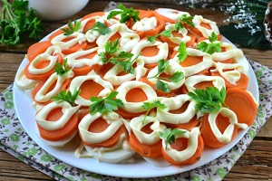 Салат Монетка на счастье