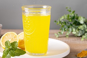 Лимонад с куркумой