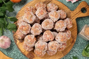 Мясо-овощные фрикадельки для заморозки
