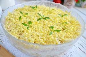 Салат Нежность с грибами