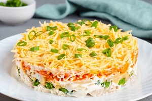 Cалат Мужские слезы с корейской морковью