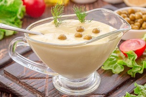Майонез без молока и яиц