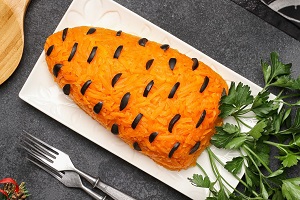 Салат Морковка на Новый год
