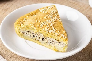 Вегетарианский пирог с нори
