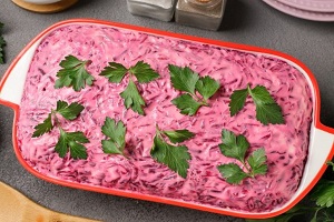 Вкусная селедка под шубой