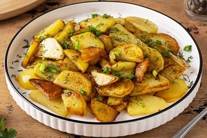 Жареная картошка с луком
