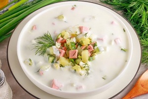 Белая окрошка