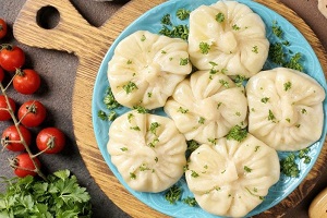 Хинкали с курицей