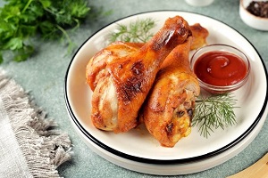 Курица в сметане с аджикой