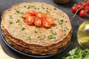 Печеночный торт из куриной печени с молоком
