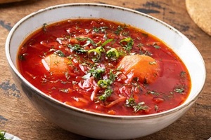 Цыганский постный борщ