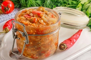 Икра из баклажанов по-армянски на зиму