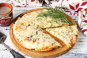 Яичница в лаваше Волшебный завтрак