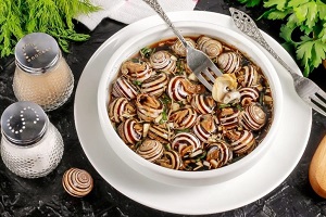 Маринованные виноградные улитки