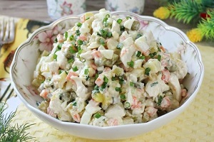 Жареный Оливье